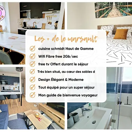 Appartement Le Marsault Les Sables-dʼOlonne